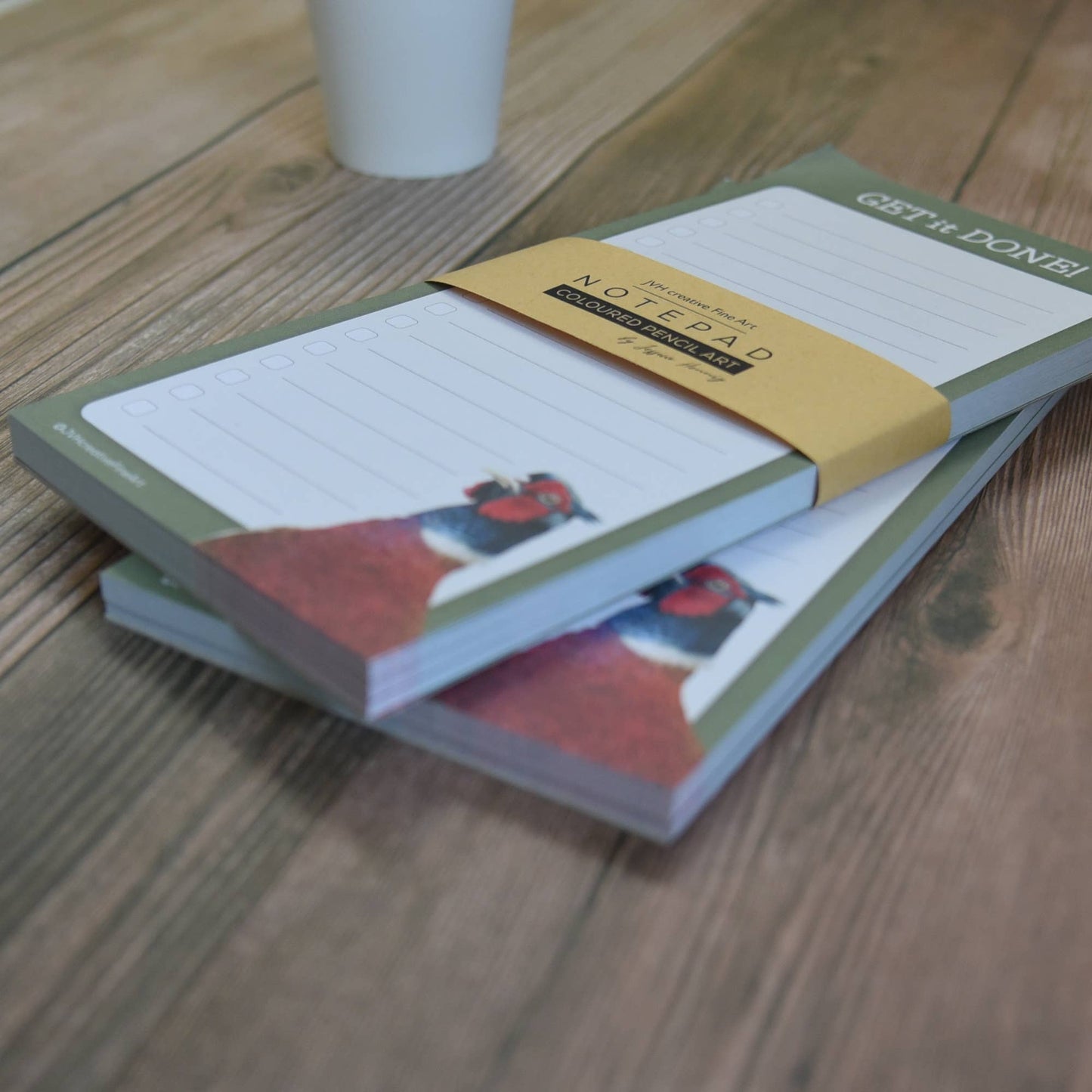 Pheasant, Game Bird Slim To-Do List & Tear-Off Notepad