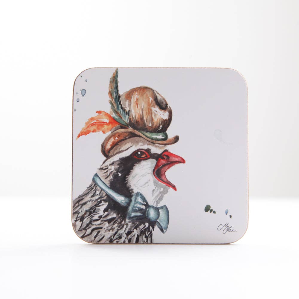 The Cockney Birds -  Watercolour Design Coasters
