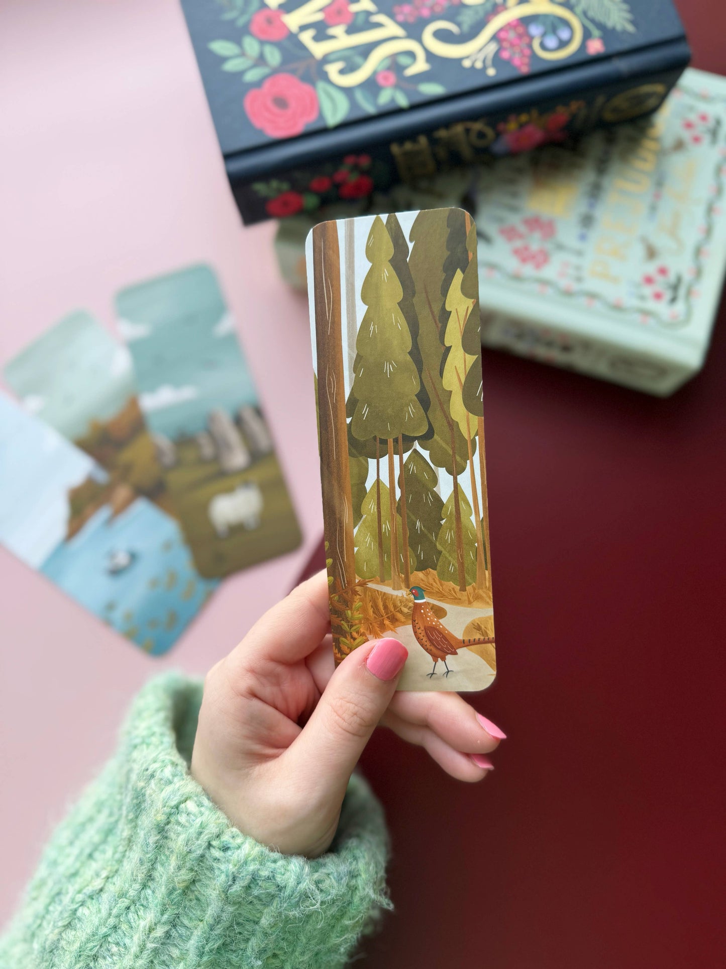 Pheasant Forest Landscape Bookmark