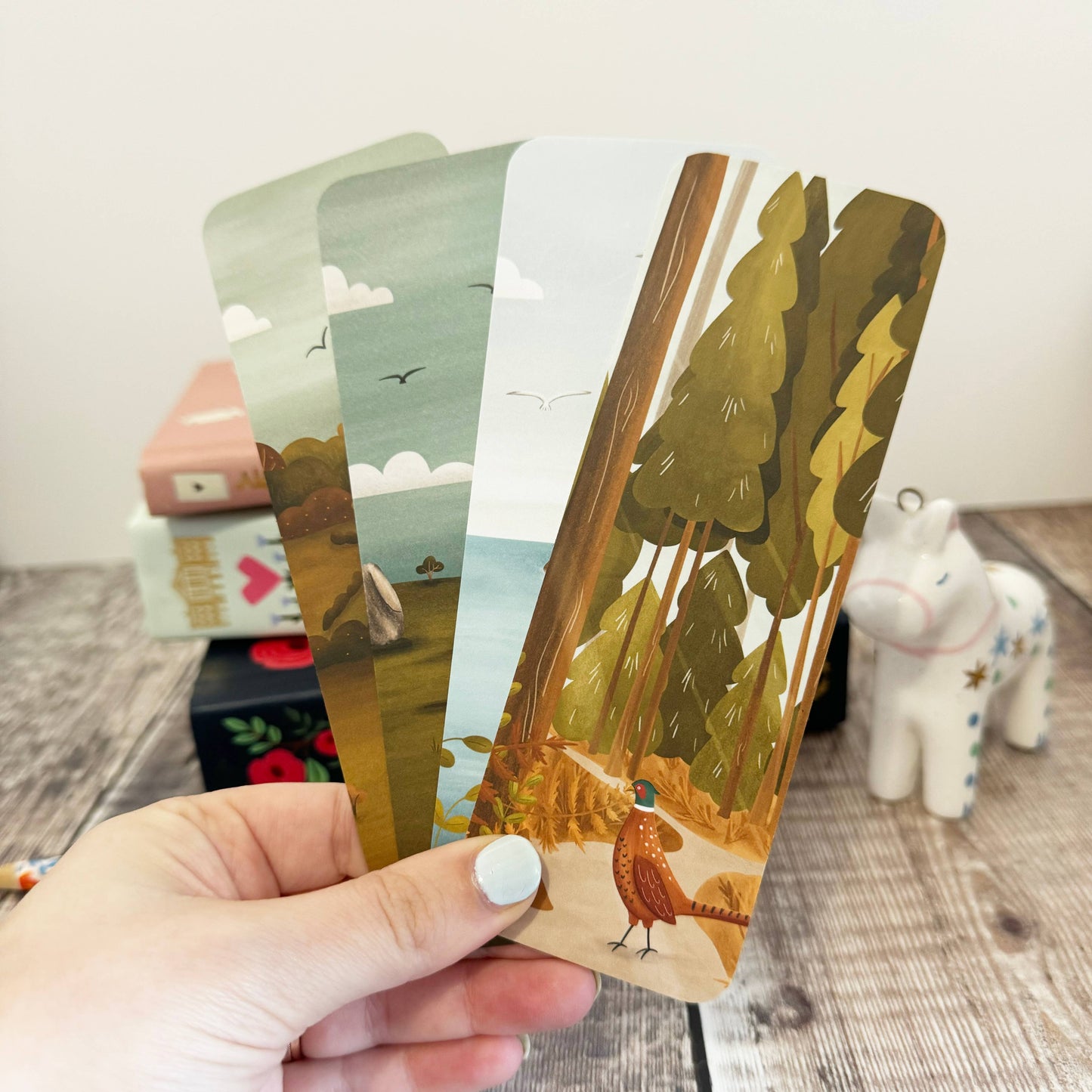 Pheasant Forest Landscape Bookmark