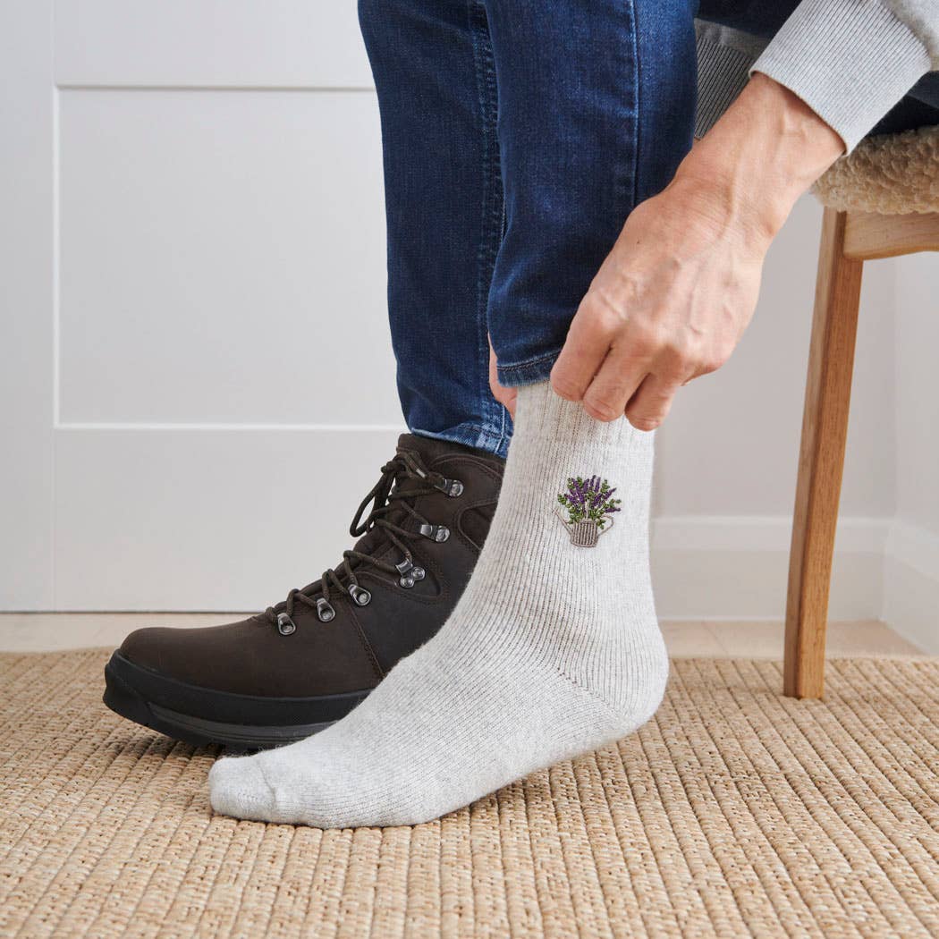 Watering Can Gardening Wool Socks