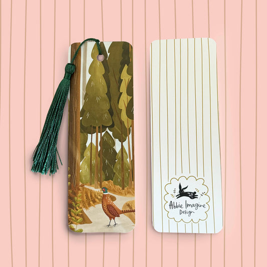 Pheasant Forest Landscape Bookmark