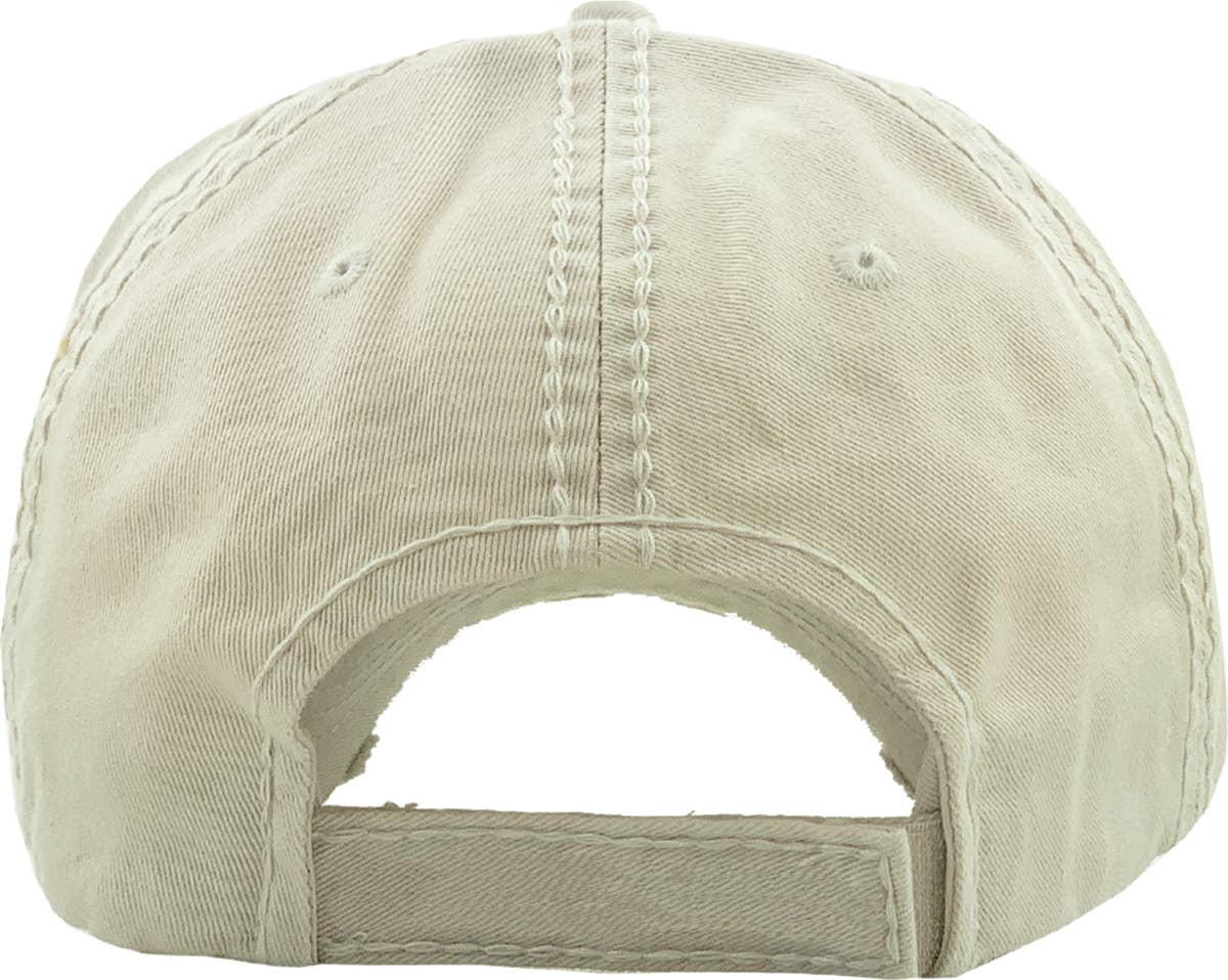 SUNSHINE & WHISKEY Washed Vintage Ballcap