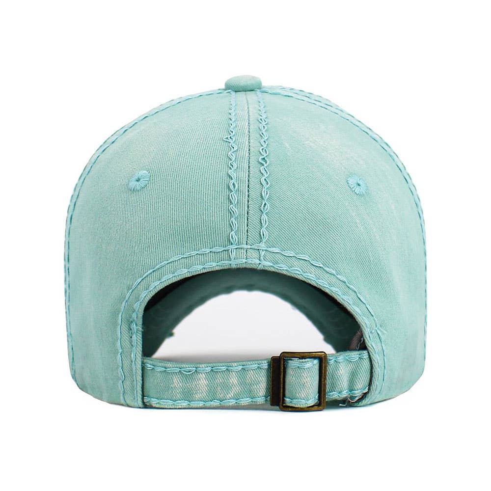 RIDE Message Western Horse Embroidered Vintage Baseball Cap