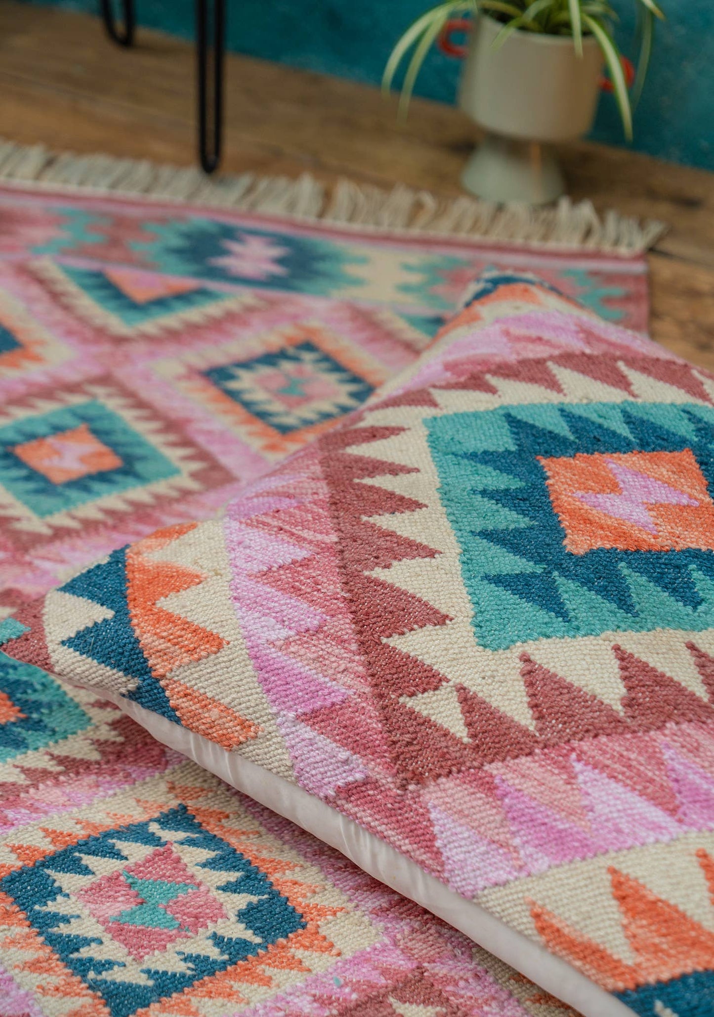 Ilica Handloom Kilim Cushion Cover, 50 X 50cm