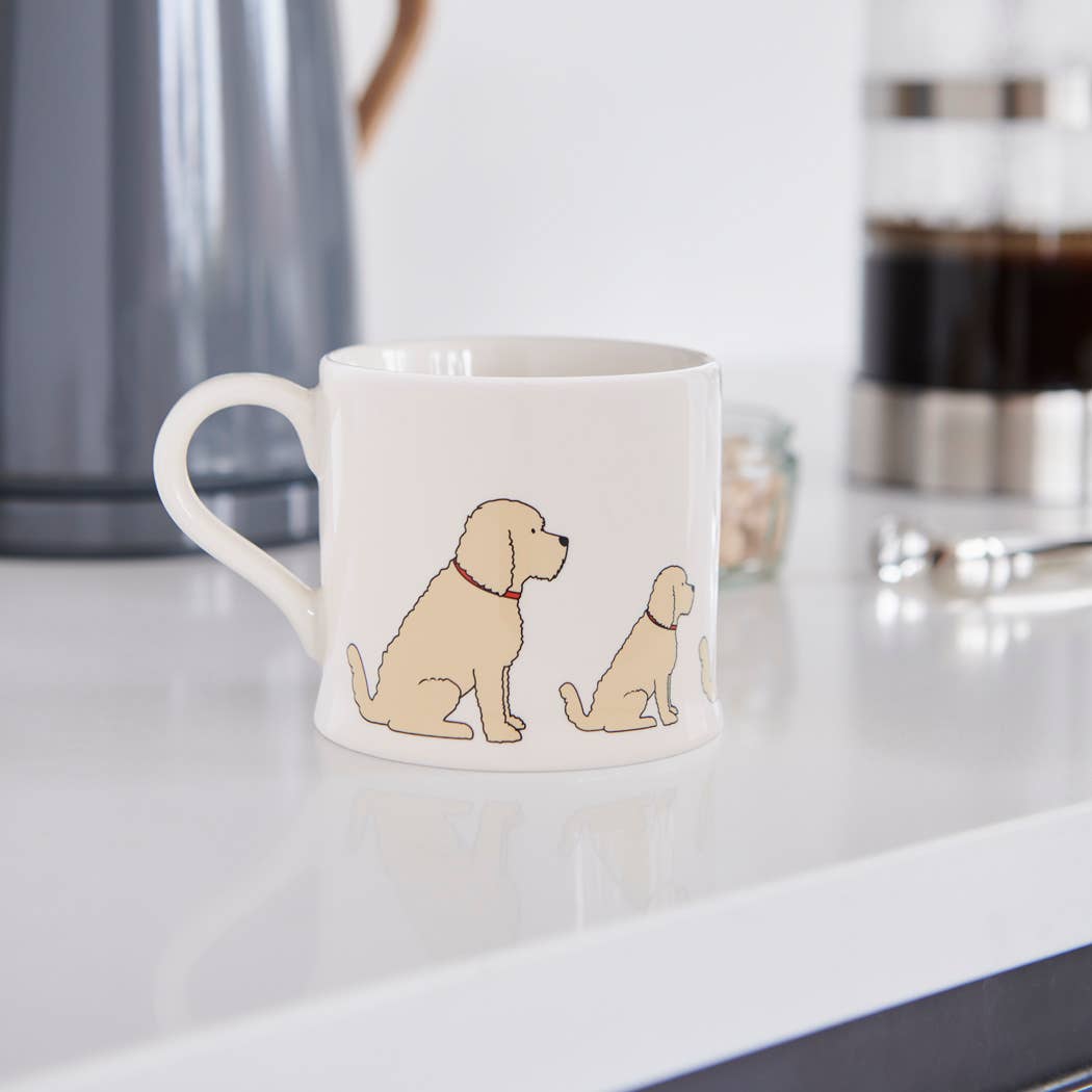 Mischievous Mutts Dog Mug - Cockapoo / Labradoodle (Apricot)