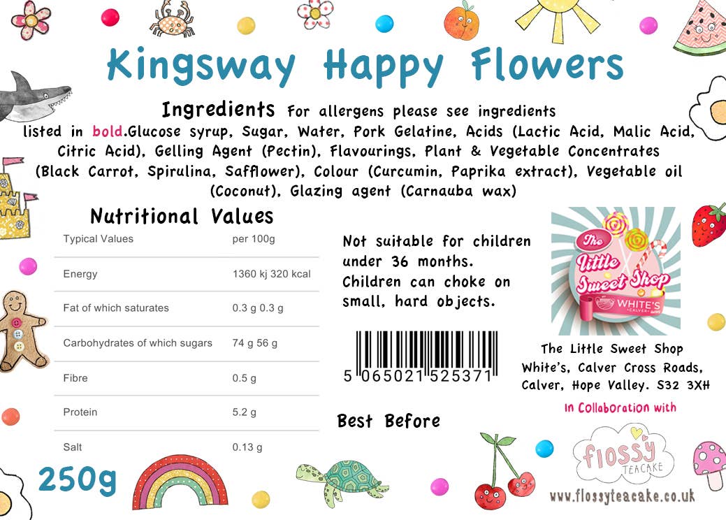 Happy Flowers Sweet Bag 250g
