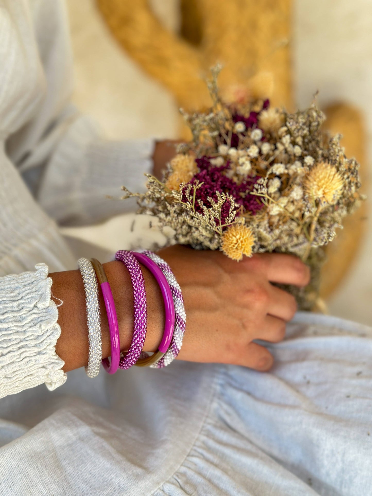 Nepali silver bracelet