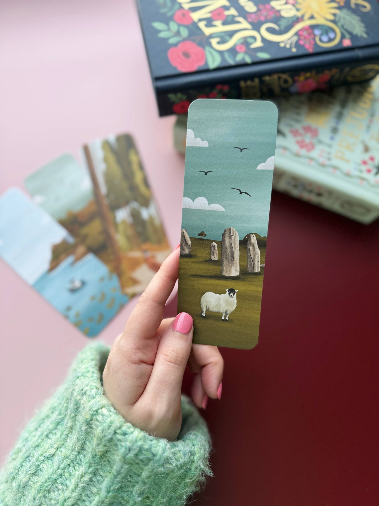 Moorland Landscape Bookmark