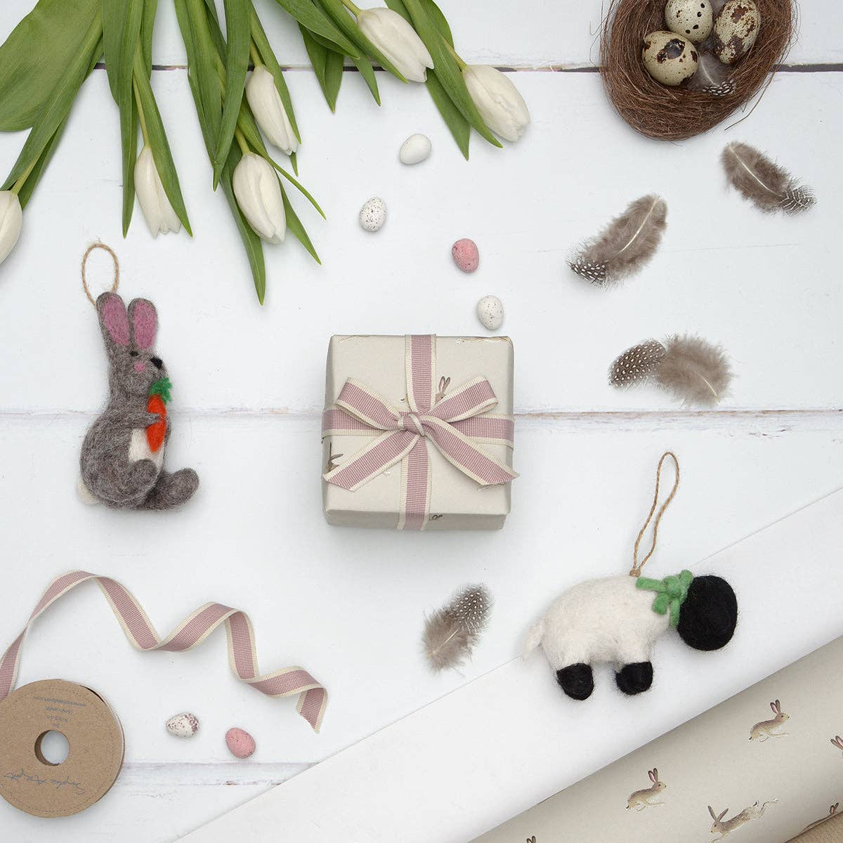 Sheep Felt Decoration