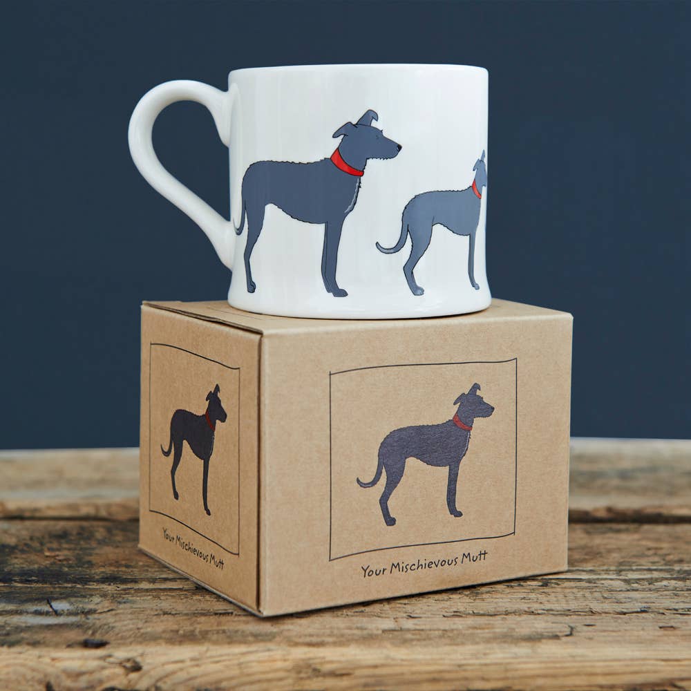 Mischievous Mutts Dog Mug - Lurcher