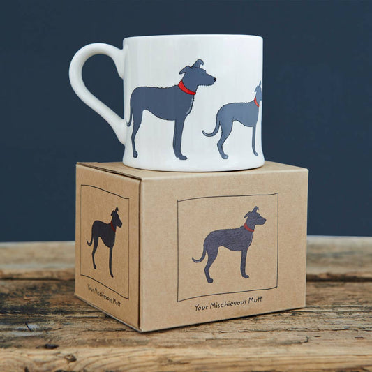 Mischievous Mutts Dog Mug - Lurcher