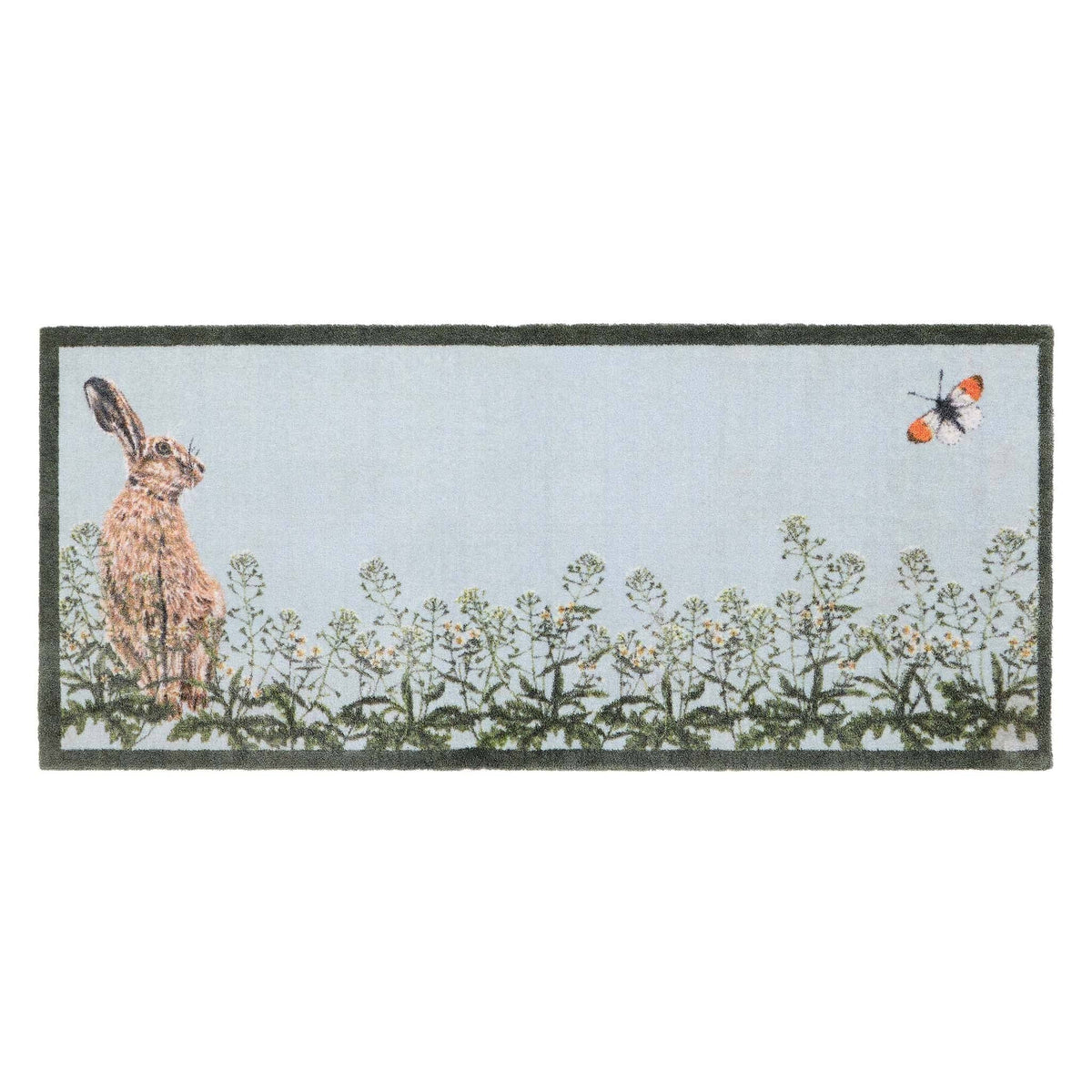 Hug Rug X Sally Swannell Hare & Shepherds Purse Doormat