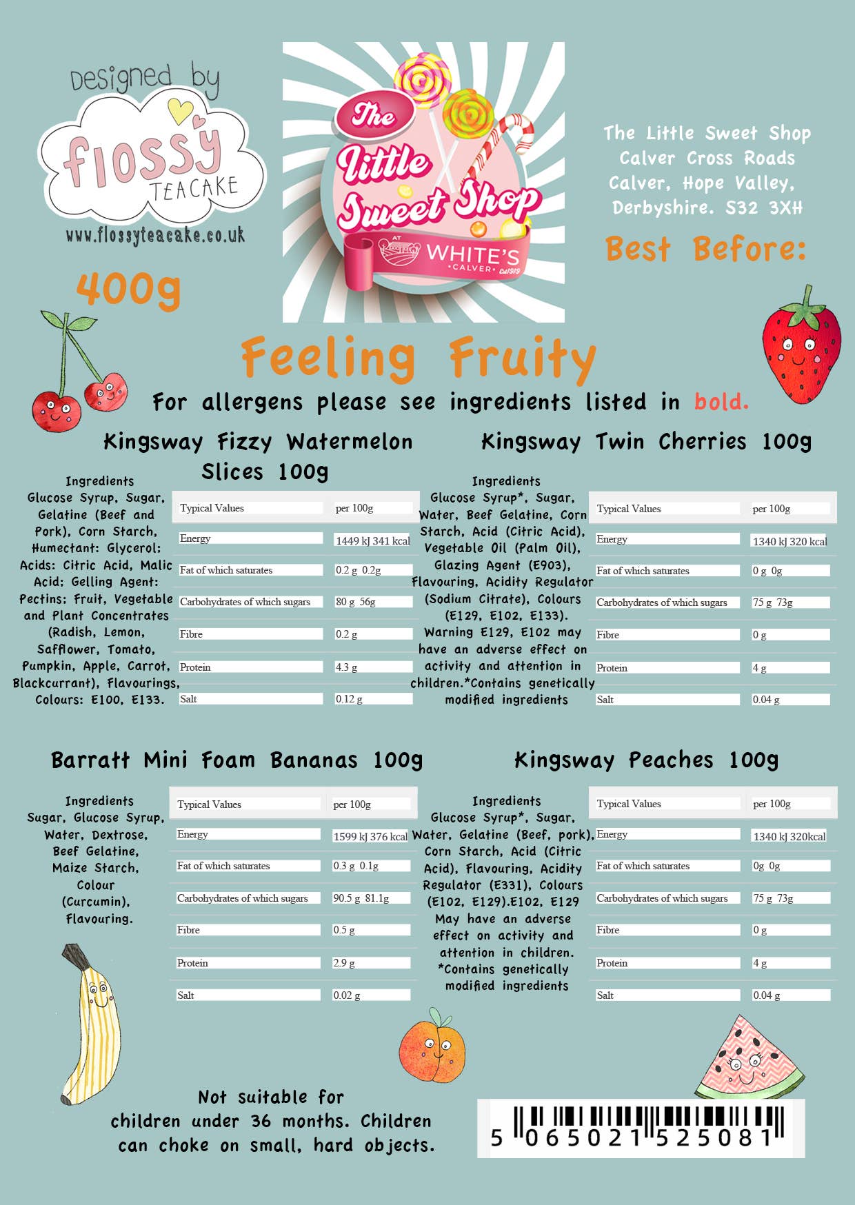 Feeling Fruity Sweet Bag 400g