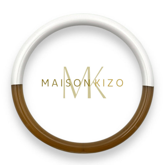 White buffalo horn lacquered bangle
