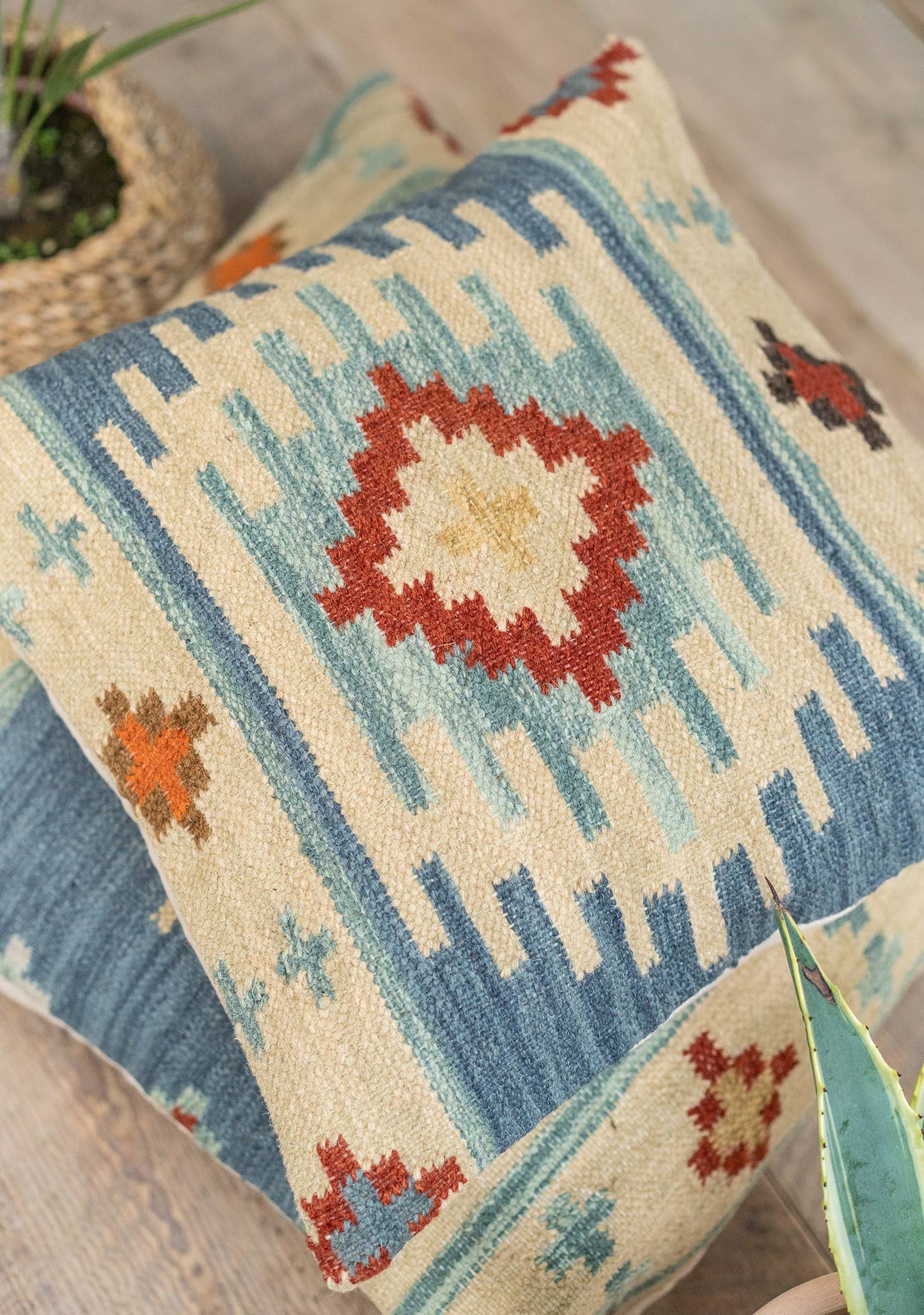 Bimala Hand Loom Kilim Cushion Cover, 50 X 50cm