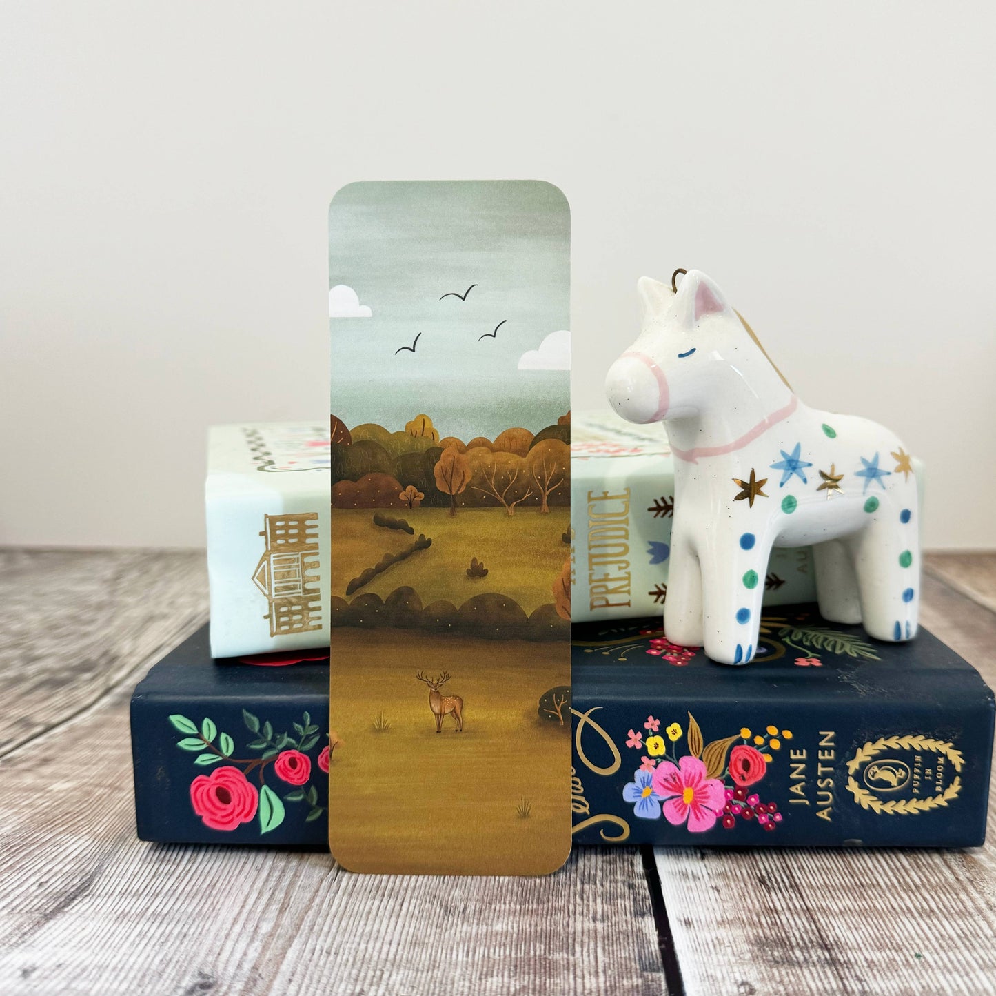 Stag Countryside Landscape Bookmark